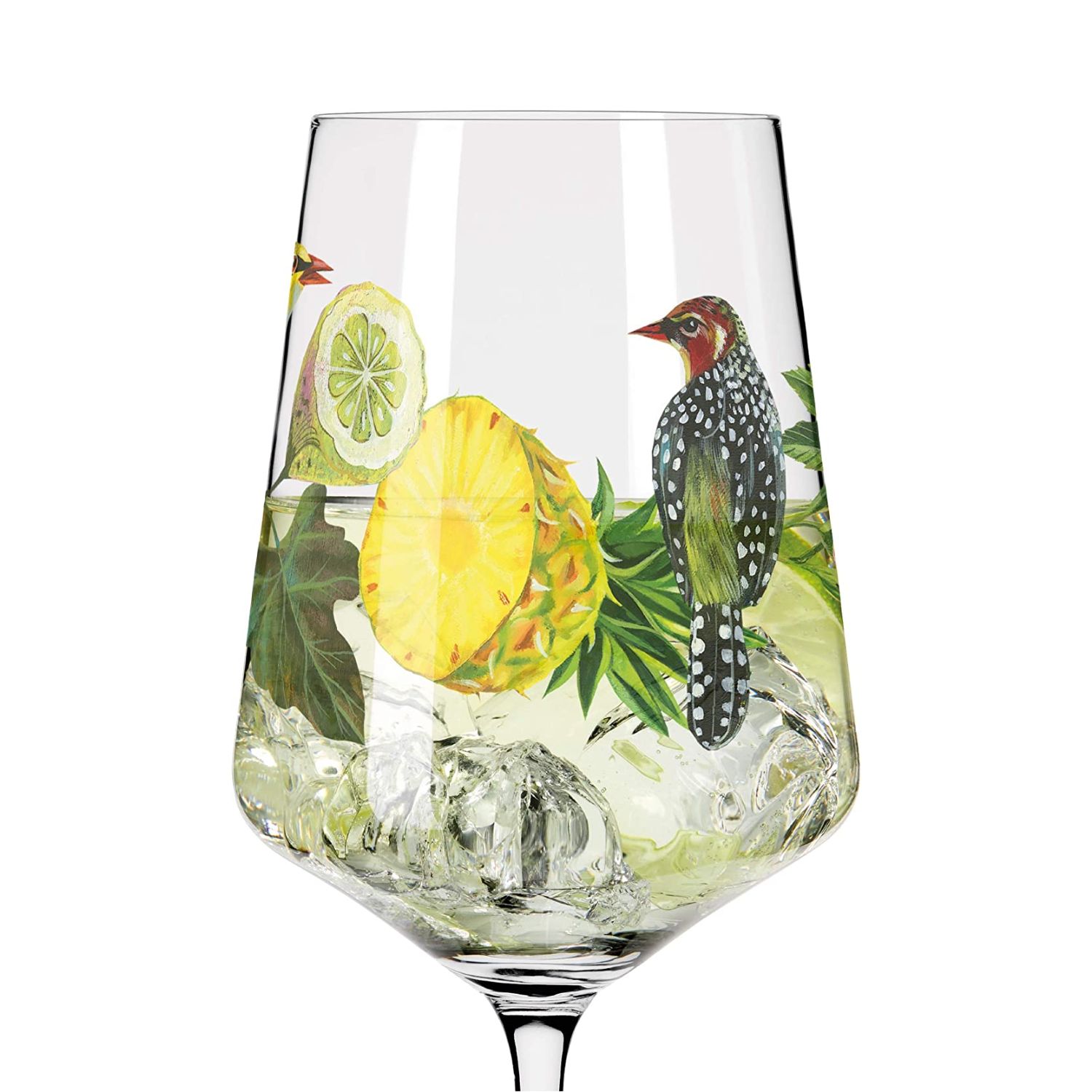 Ritzenhoff Hugo Aperitif Glass - Flowers & Birds