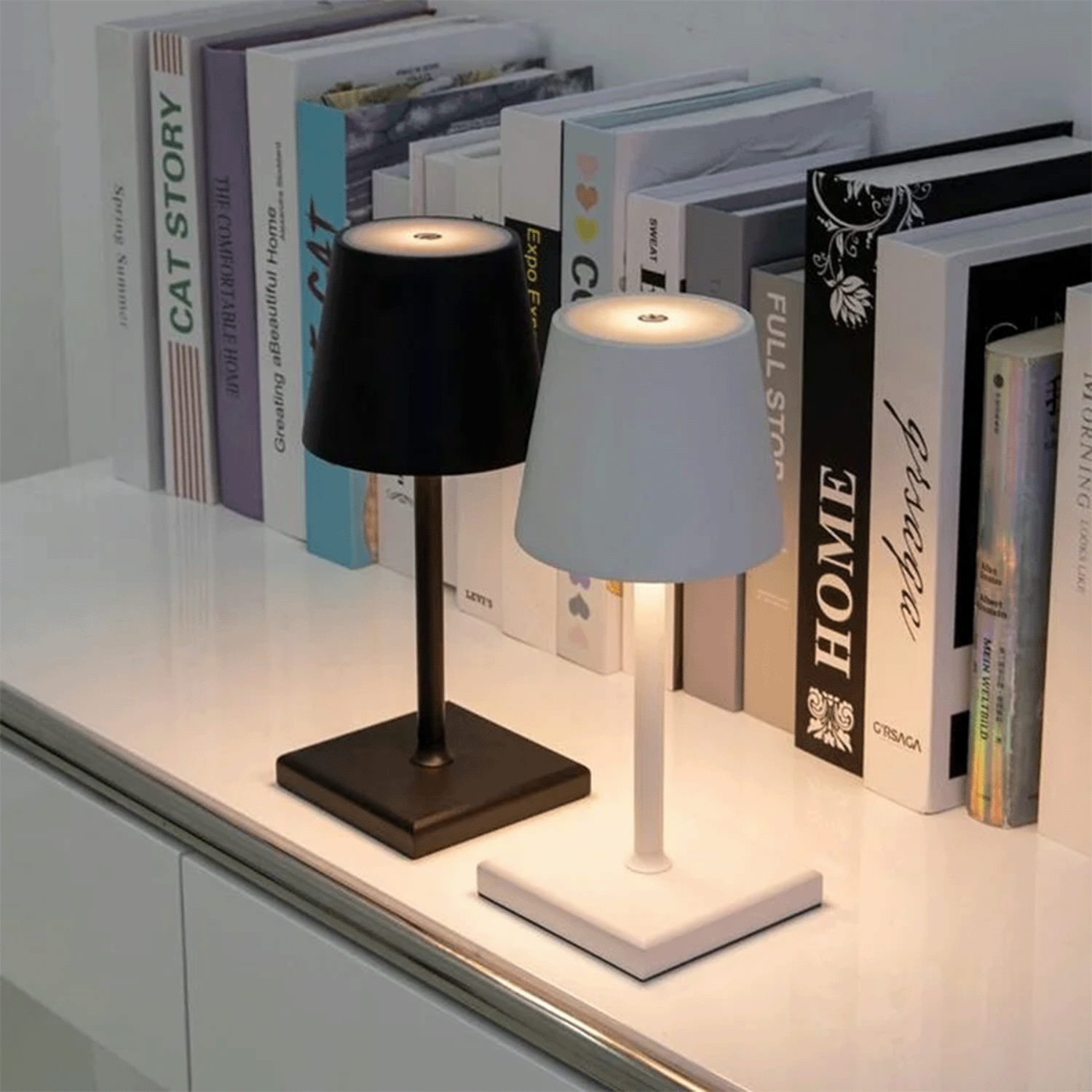 Roma Reachable Table Lamp - Black