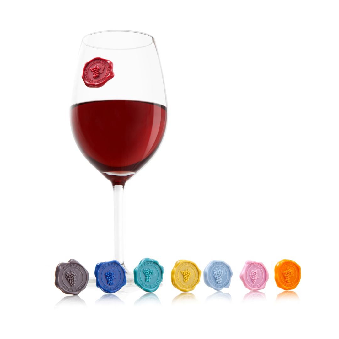 Vacu Vin Classic Glass Markers 8 Piece Set
