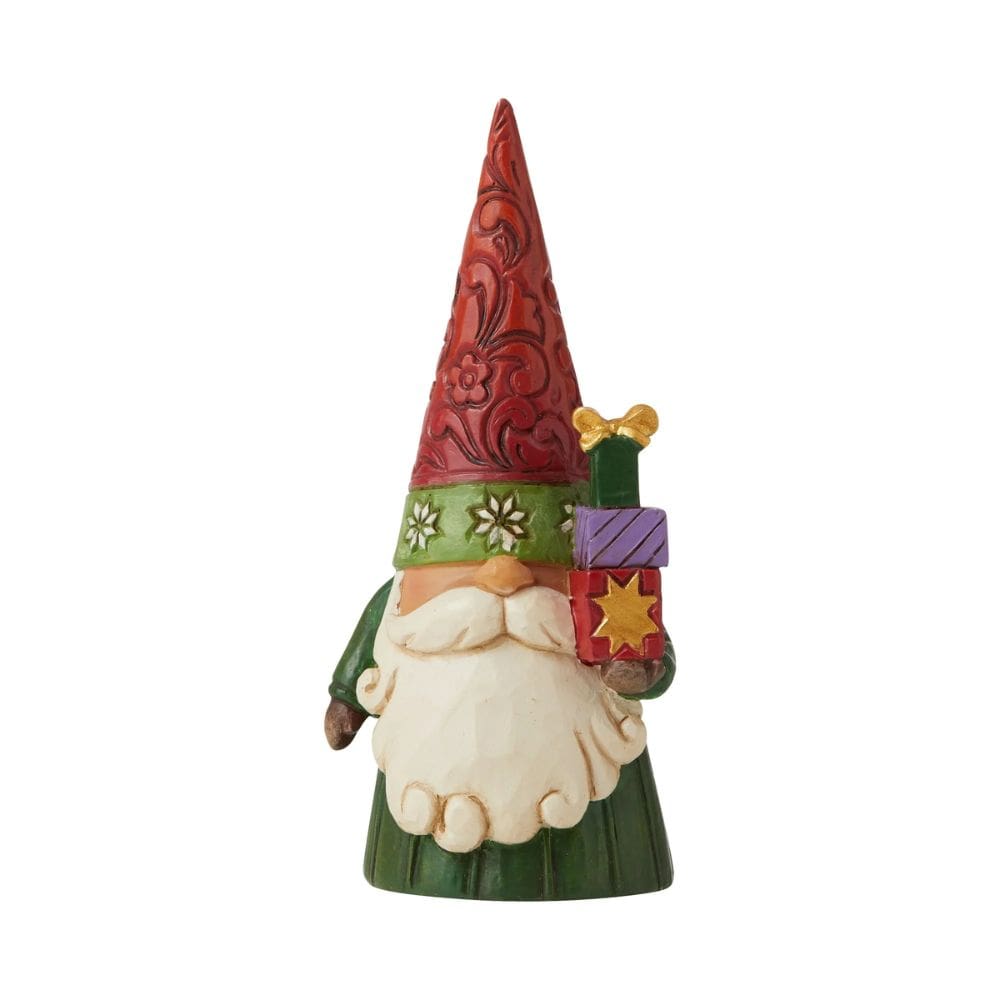Jim Shore Christmas Gnome Holding Gifts