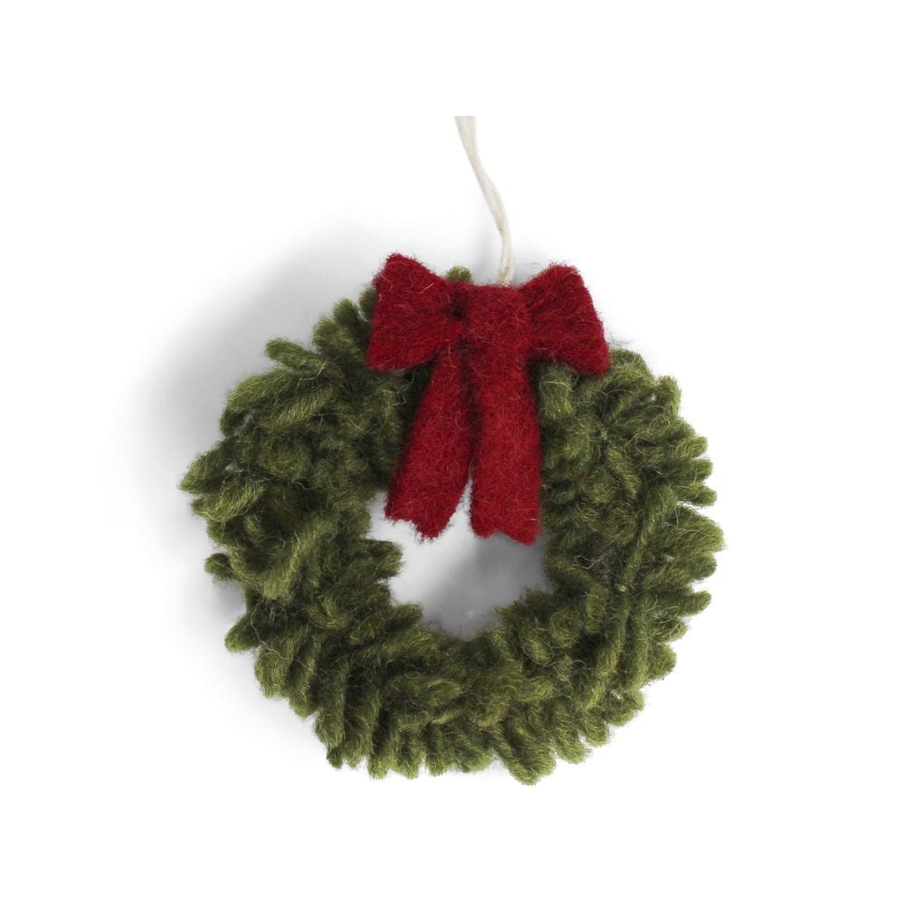 Gry & Sif Mini Wreath + Red Bow