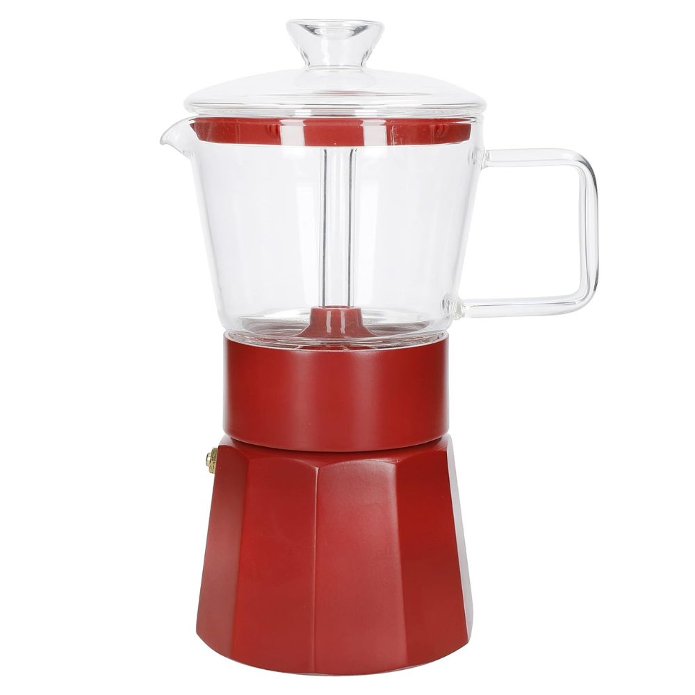 La Cafetière Verona Espresso Maker 6 Cup Red
