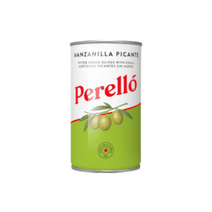 Perello Olives Manzanilla Pitted Green Chilli 150g