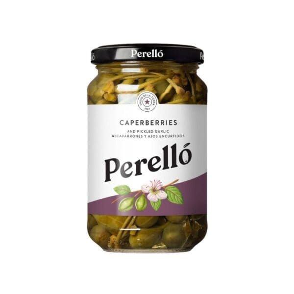 Perello Pickled Caperberries With Stems 180g Metelerkamps