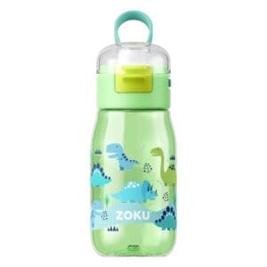 Zoku Kids Flip Gulp Bottle Green