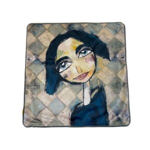 Artdeolivia Scatter Cushion Lady Checkered
